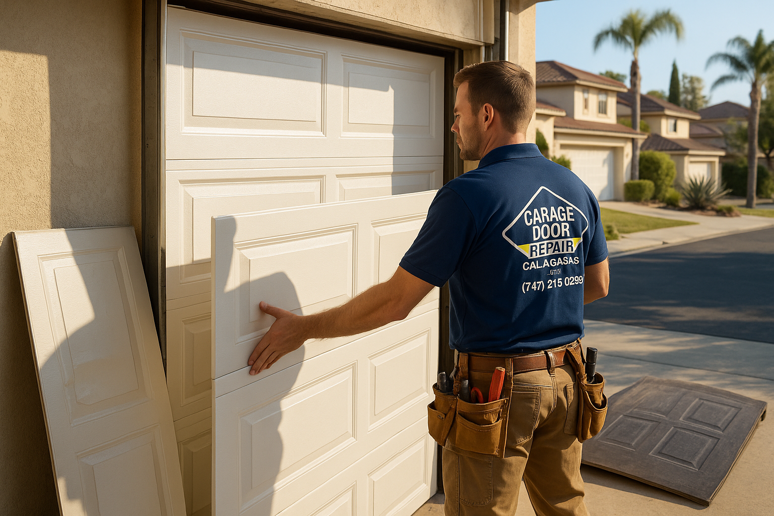 Garage Door Panel Replacement in Miami